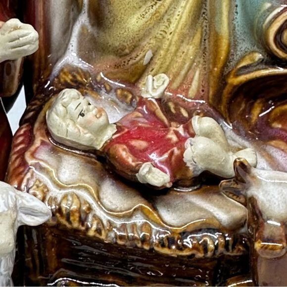 VINTAGE Holy Night Porcelain‎ Nativity One Piece Mint New in Box - Picture 8 of 10